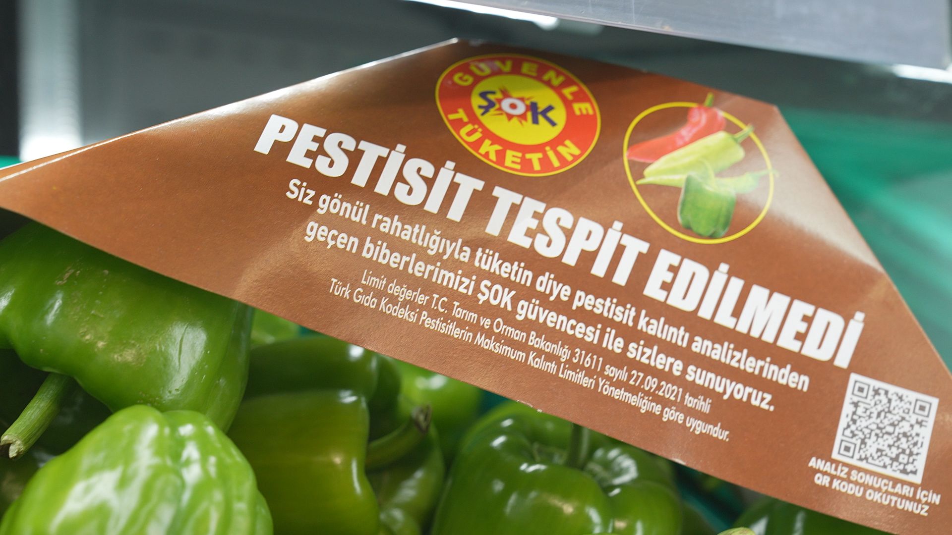 ŞOK Marketler pestisit analiz kapsamını genişletti.