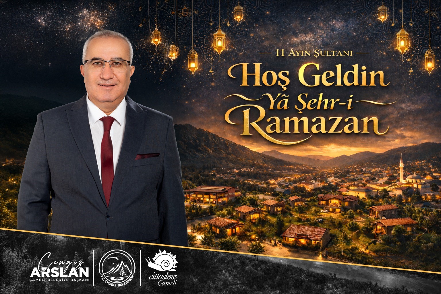 Başkan Arslan; "Rahmet, bereket ve paylaşma ayı olan Ramazan-ı Şerif’i mübarek olsun"
