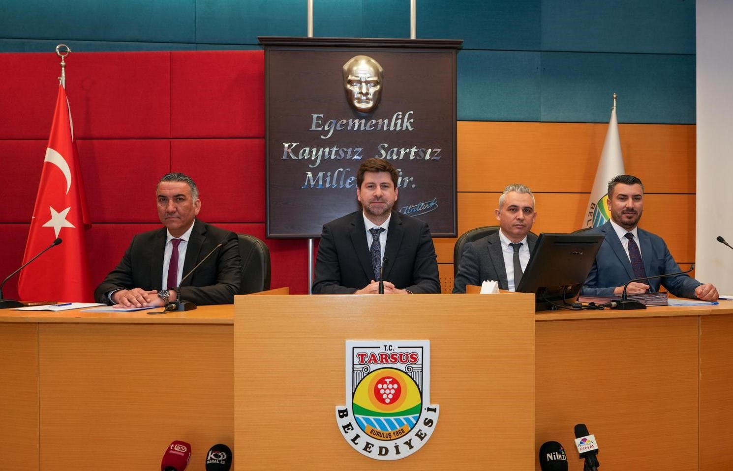 Tarsus Belediyesi Meclisinde yatırım, dayanışma ve yeni projeler öne çıktı
