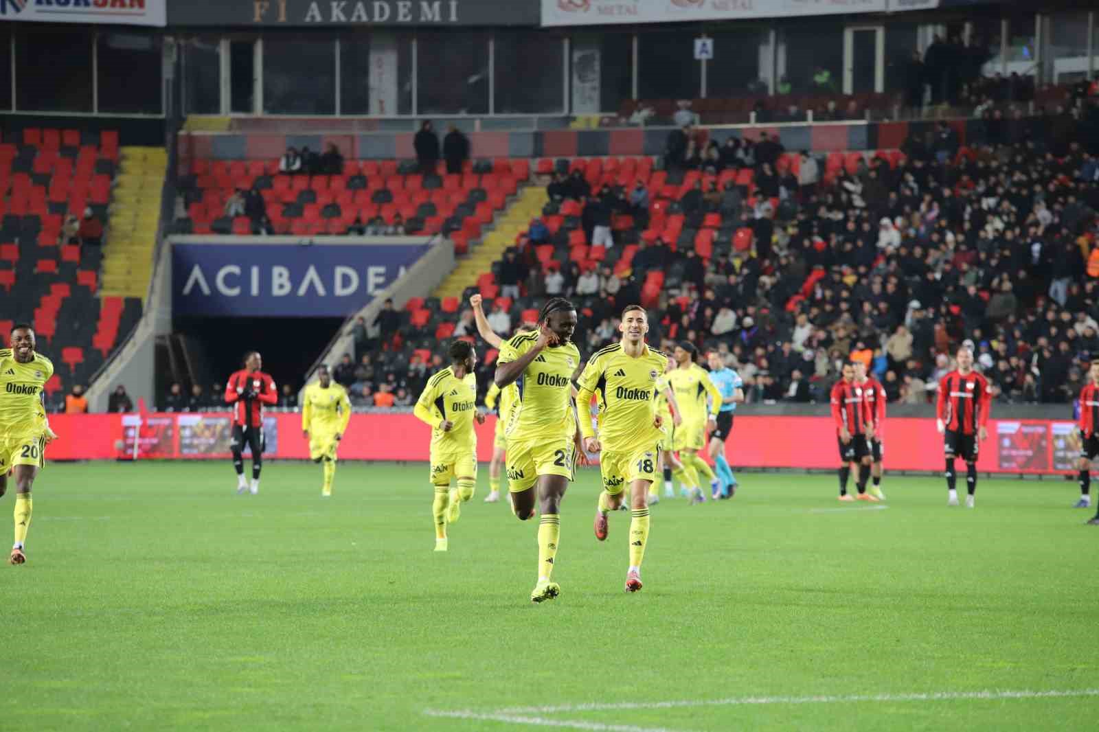 Ziraat Türkiye Kupası: Gaziantep FK: 0 - Fenerbahçe: 4 (Maç sonucu)
