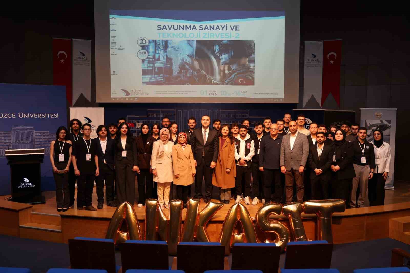 Düzce Üniversitesi’nde savunma sanayi ve teknoloji zirvesi
