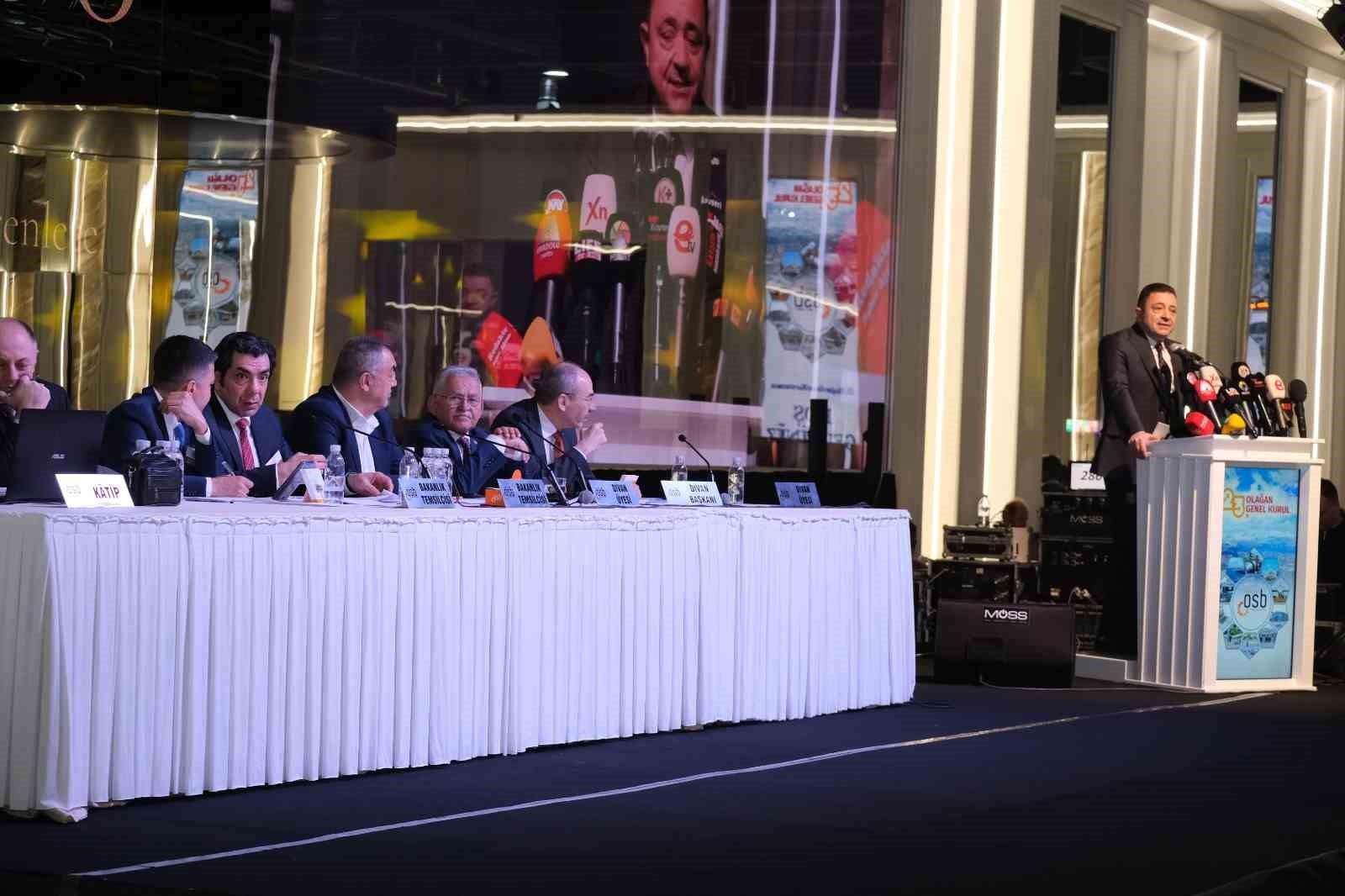 Kayseri OSB’de Mehmet Yalçın, yeniden başkan seçildi
