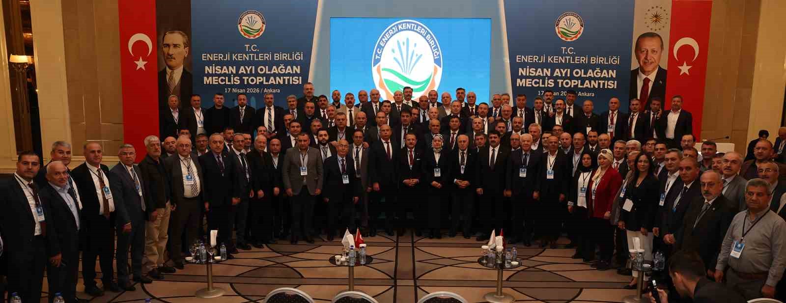 Enerji Kentleri Birliği Başkanı Mehmet Sekmen güven tazeledi
