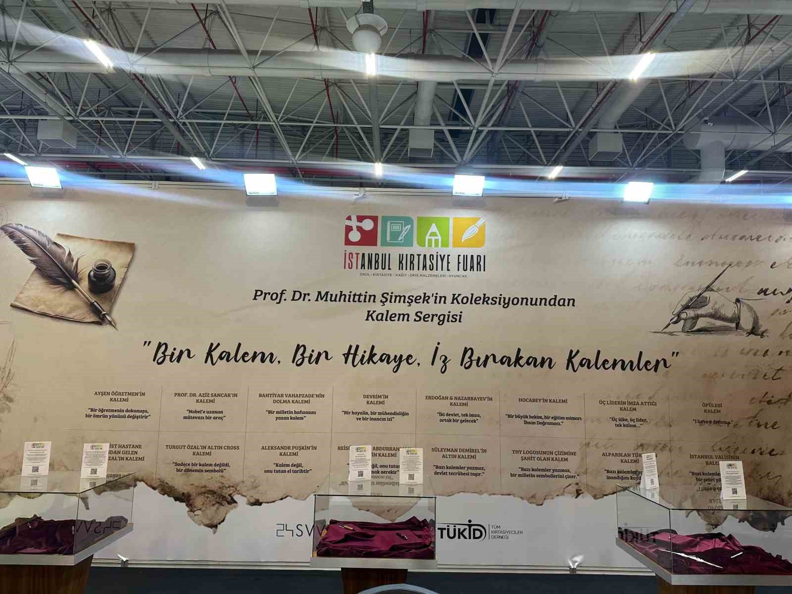 Tarihe iz bırakan kalemler, 32’nci İstanbul Kırtasiye Fuarı’nda sergilendi
