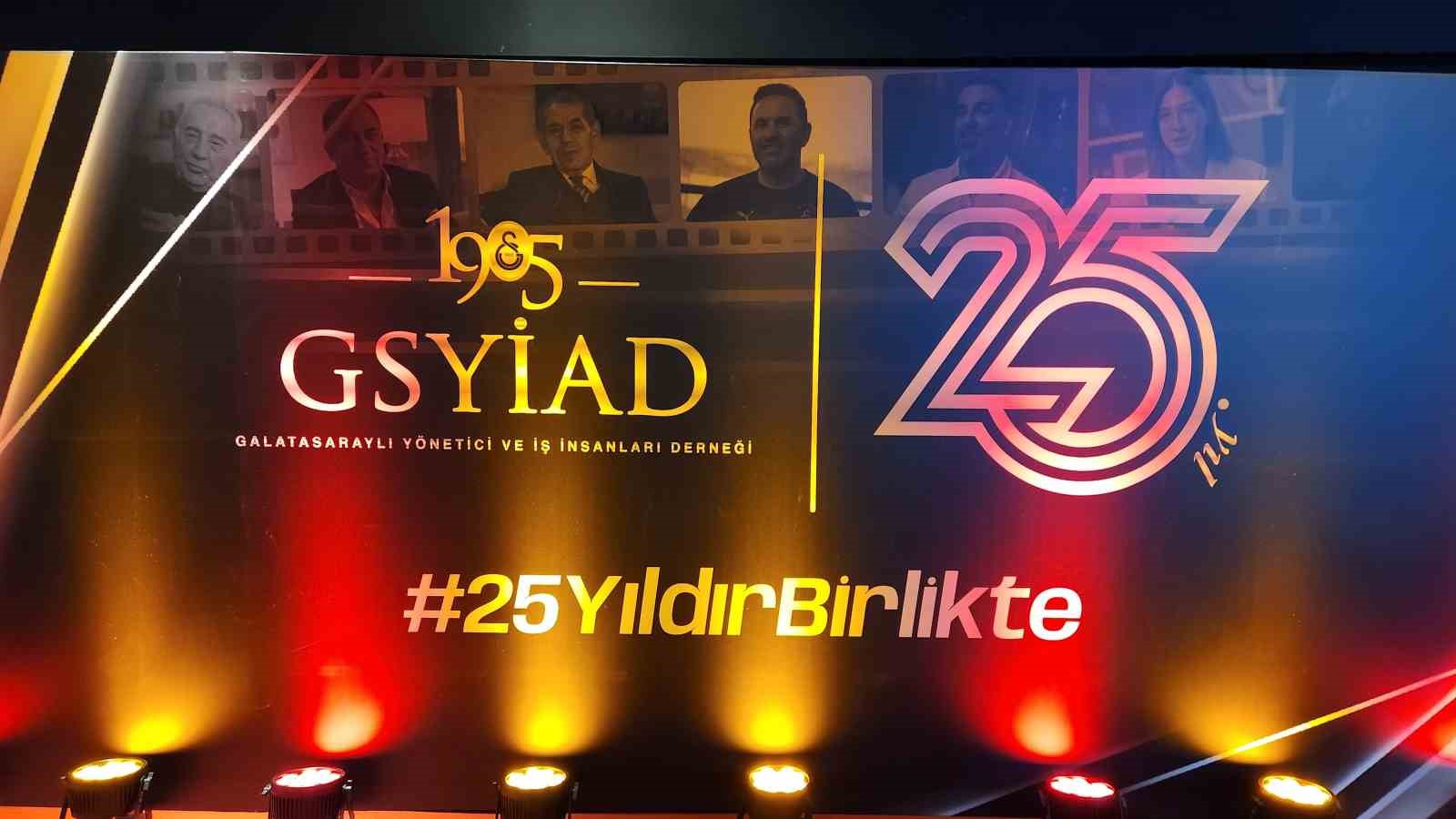 1905 GSYİAD 25. Yıl Belgeseli’nin galası yapıldı
