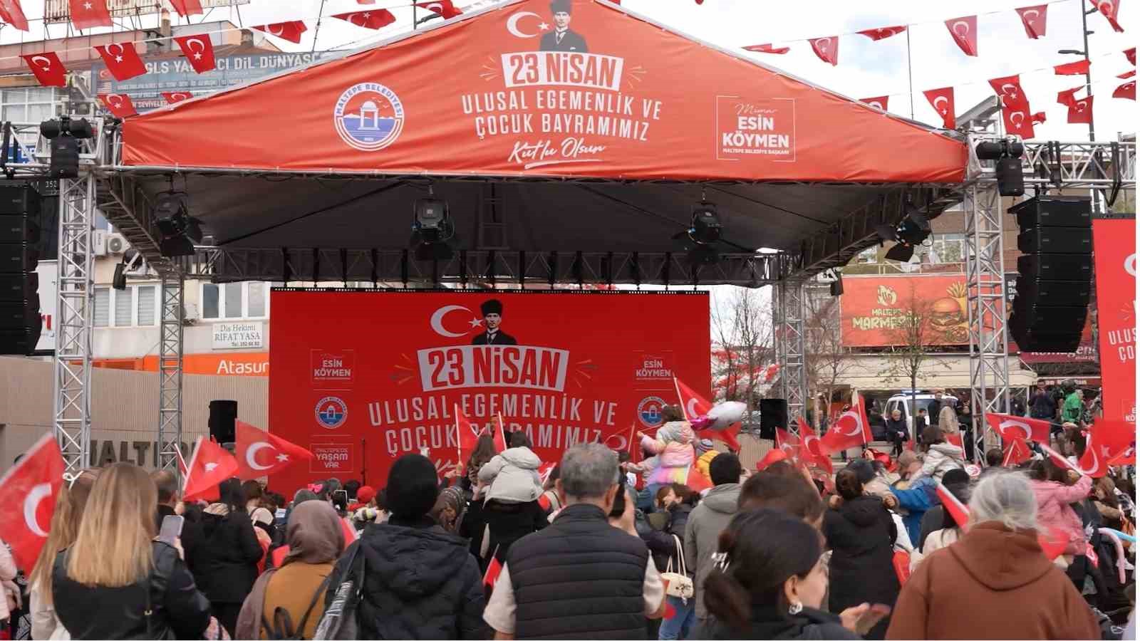 Maltepe’de 23 Nisan coşkusu
