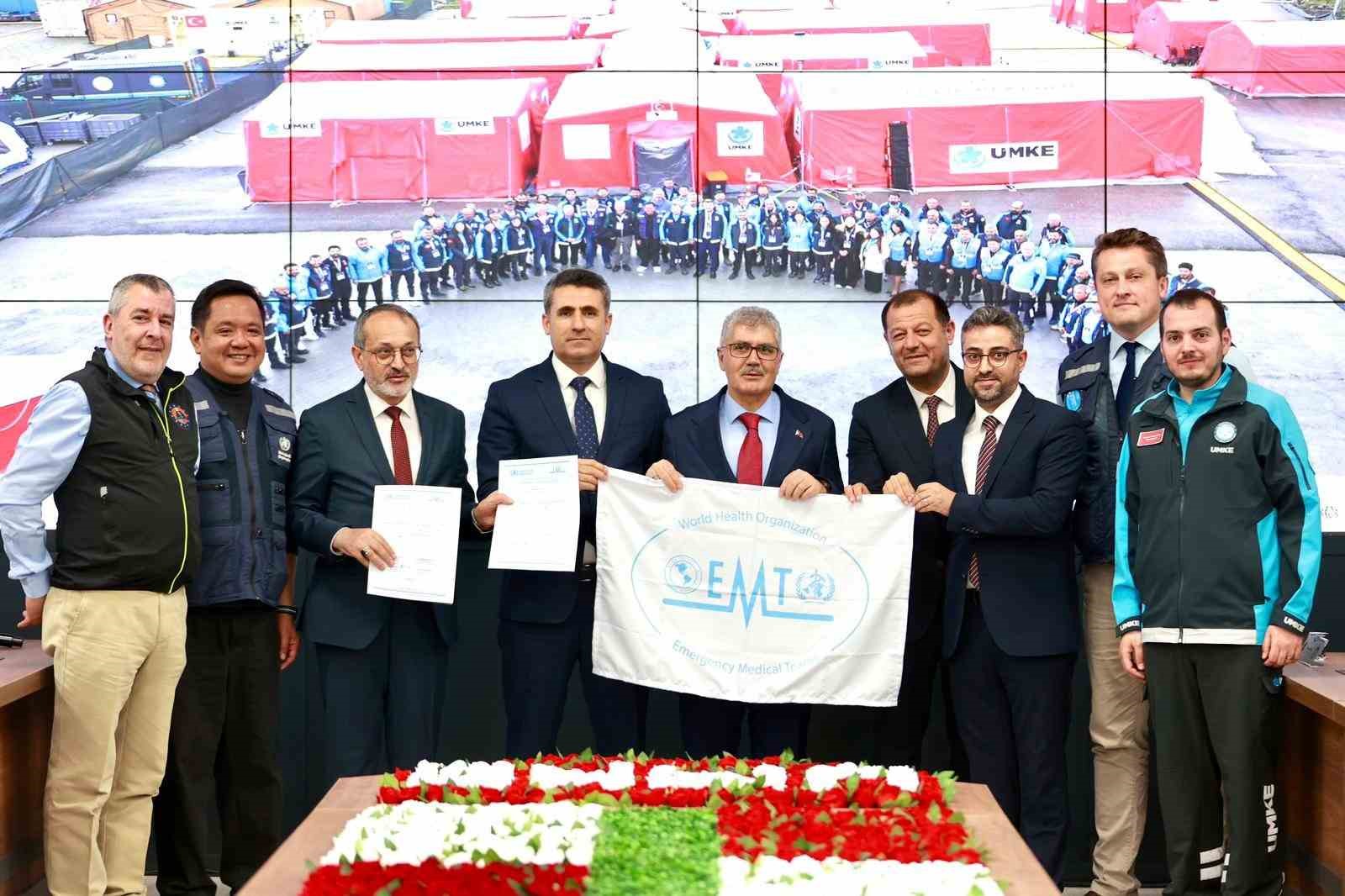 Bingöl UMKE’ye Dünya Sağlık Örgütü bayrağı: Tarihi başarı tescillendi
