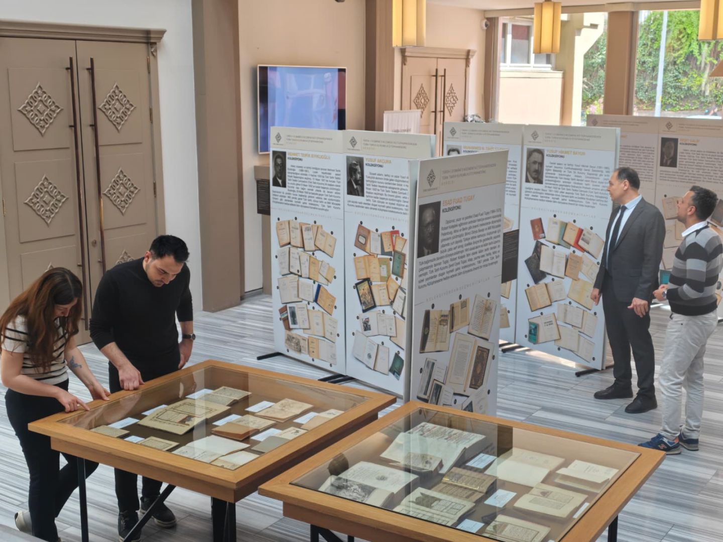 Türk Tarih Kurumu Kütüphanesi eserleri izlenime sunuldu.