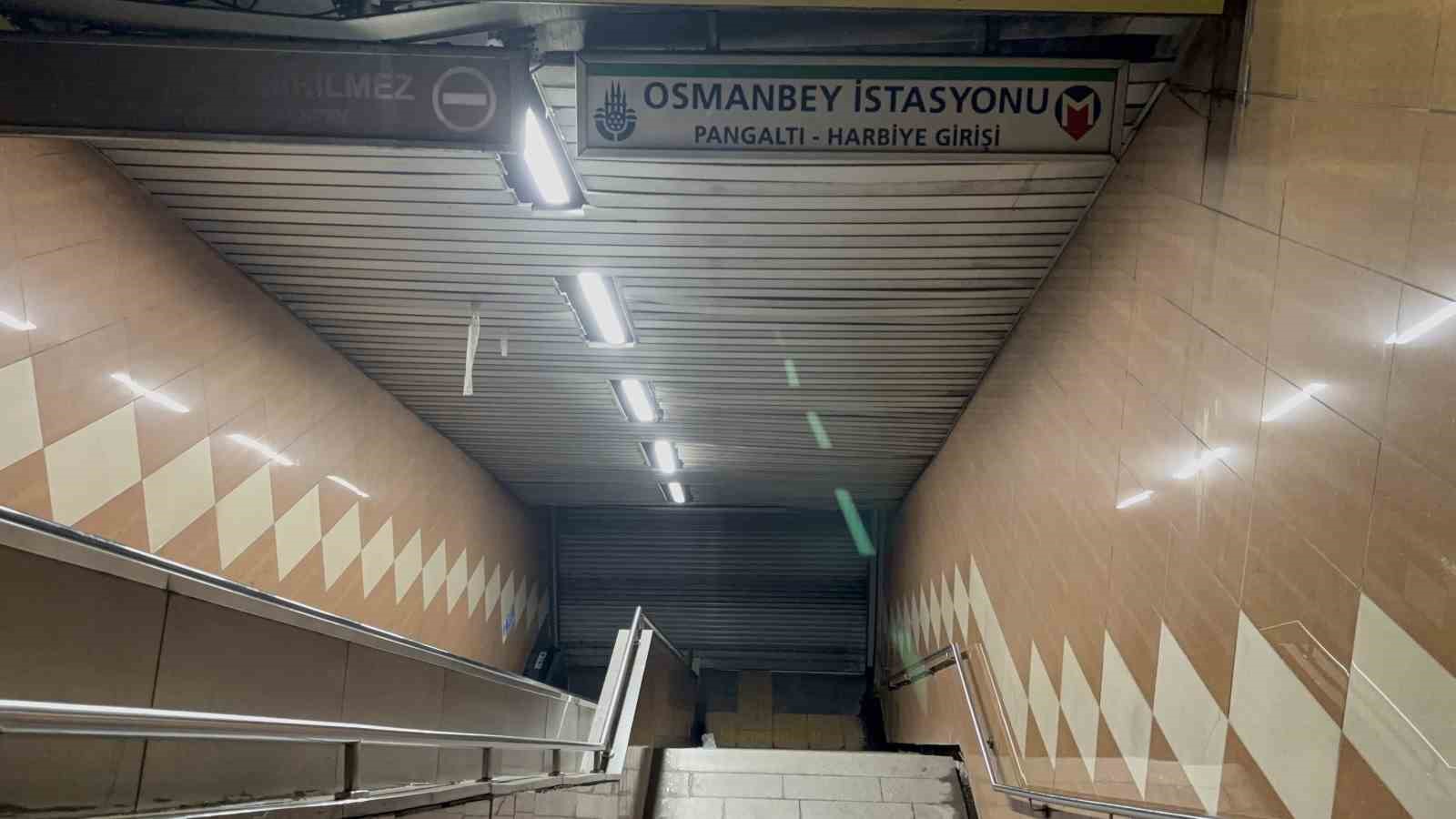 Yenikapı-Hacıosman Metro hattında raylara atlayan şahıs hayatını kaybetti
