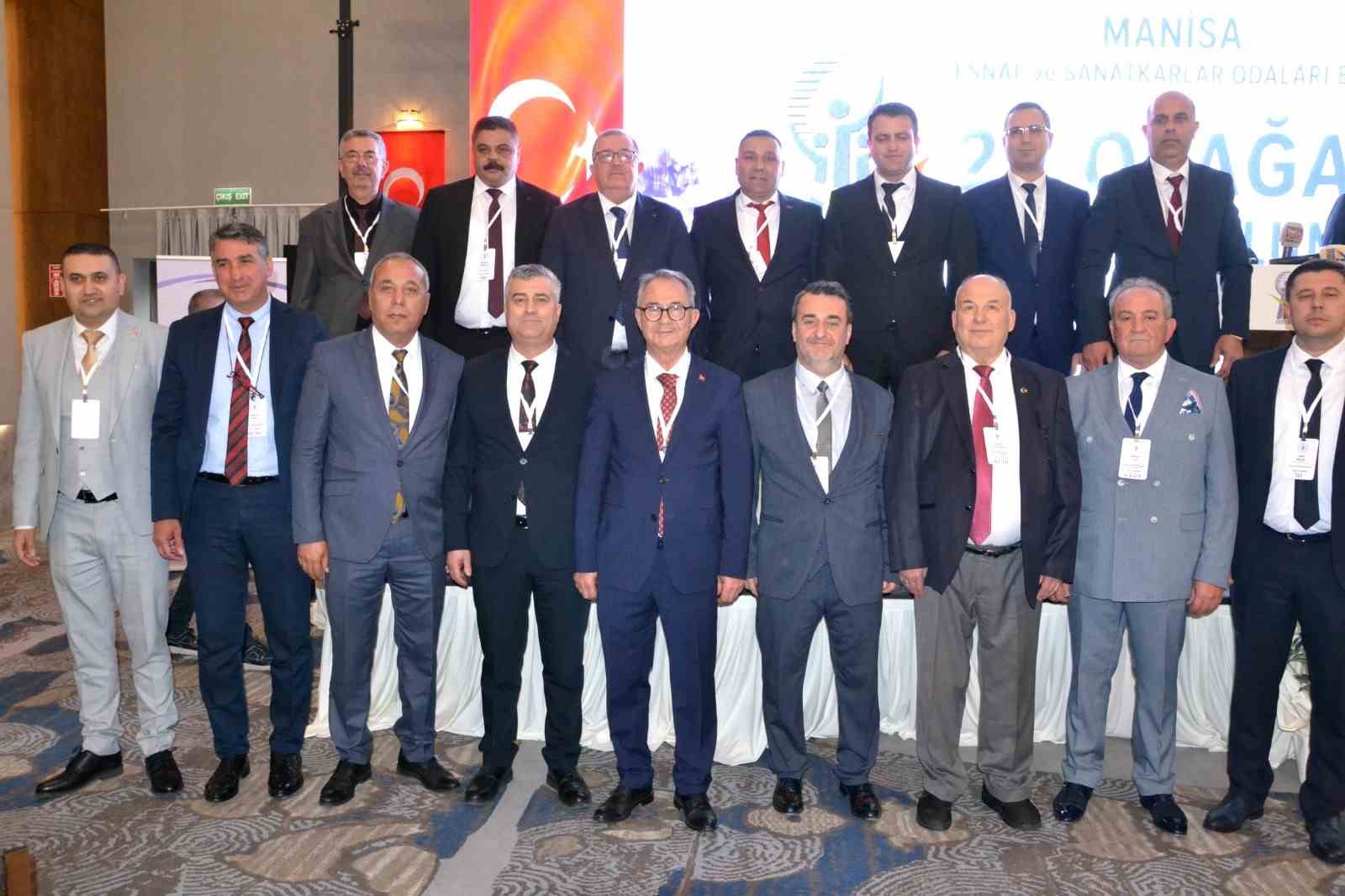 MESOB Genel Kurulu’nda 36 yıllık başkan güven tazeledi
