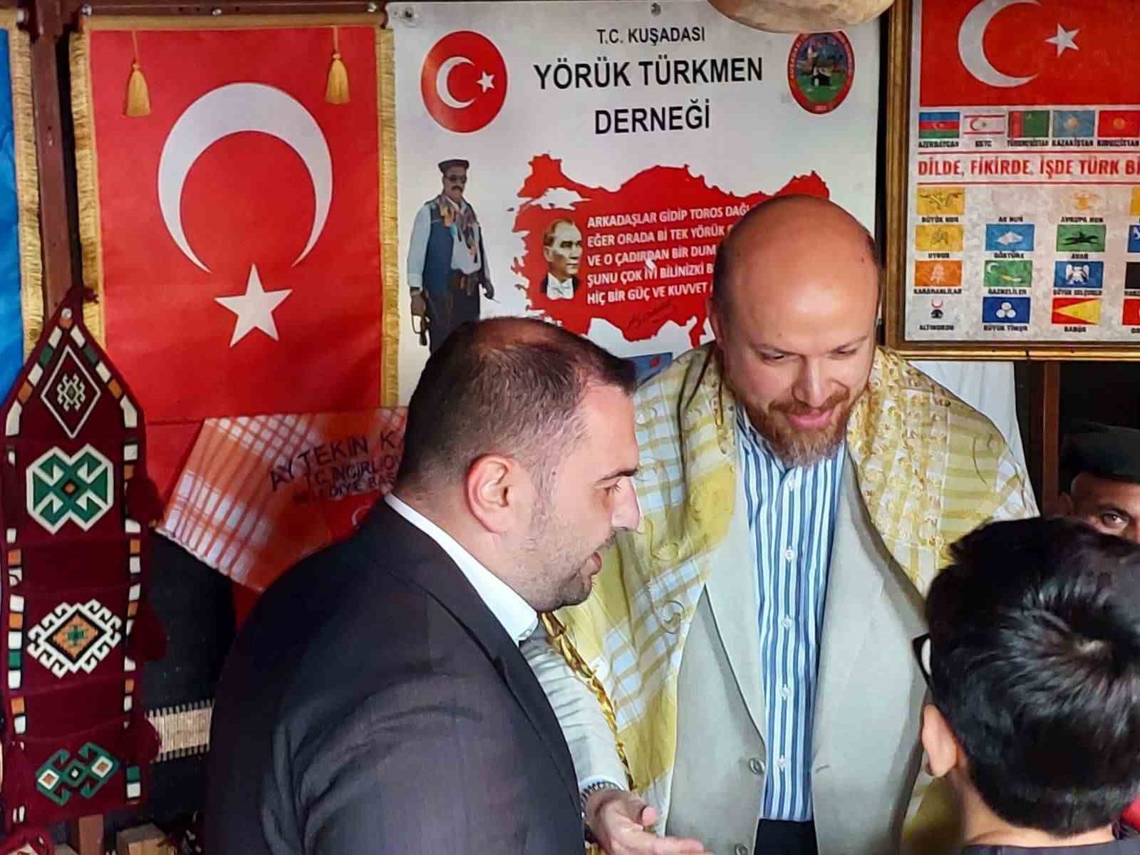 Fenerbahçe taraftarı Bilal Erdoğan’a Aydın’da madalyalı sarı kanarya sürprizi
