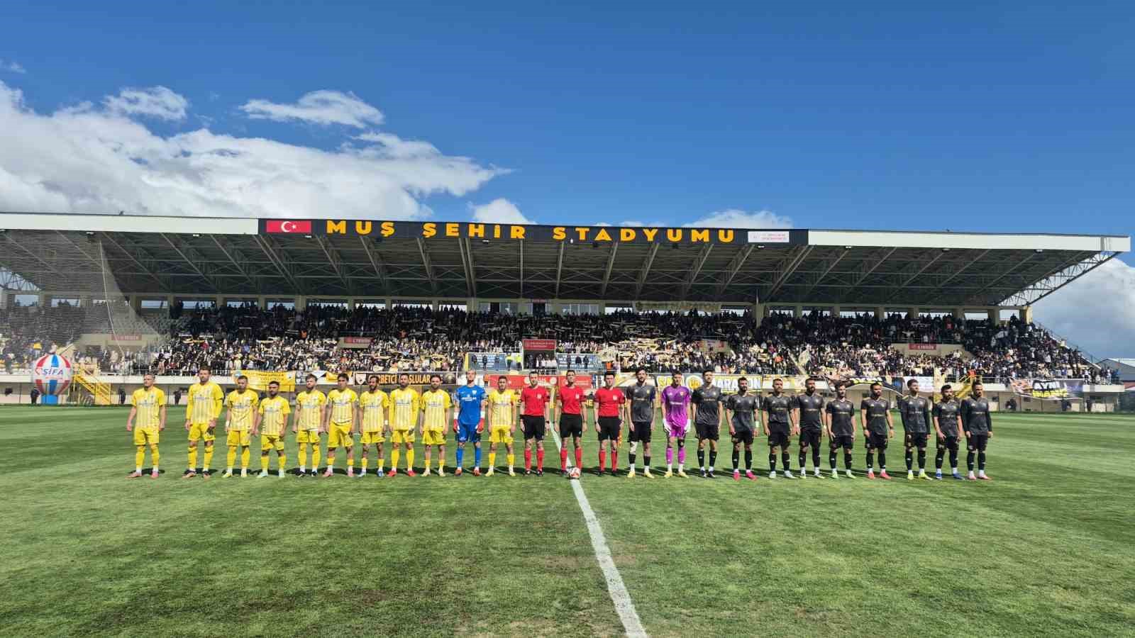 TFF 3. Lig Yükselme Play-Off: Muş Spor:0 - Aliağa FK: 0
