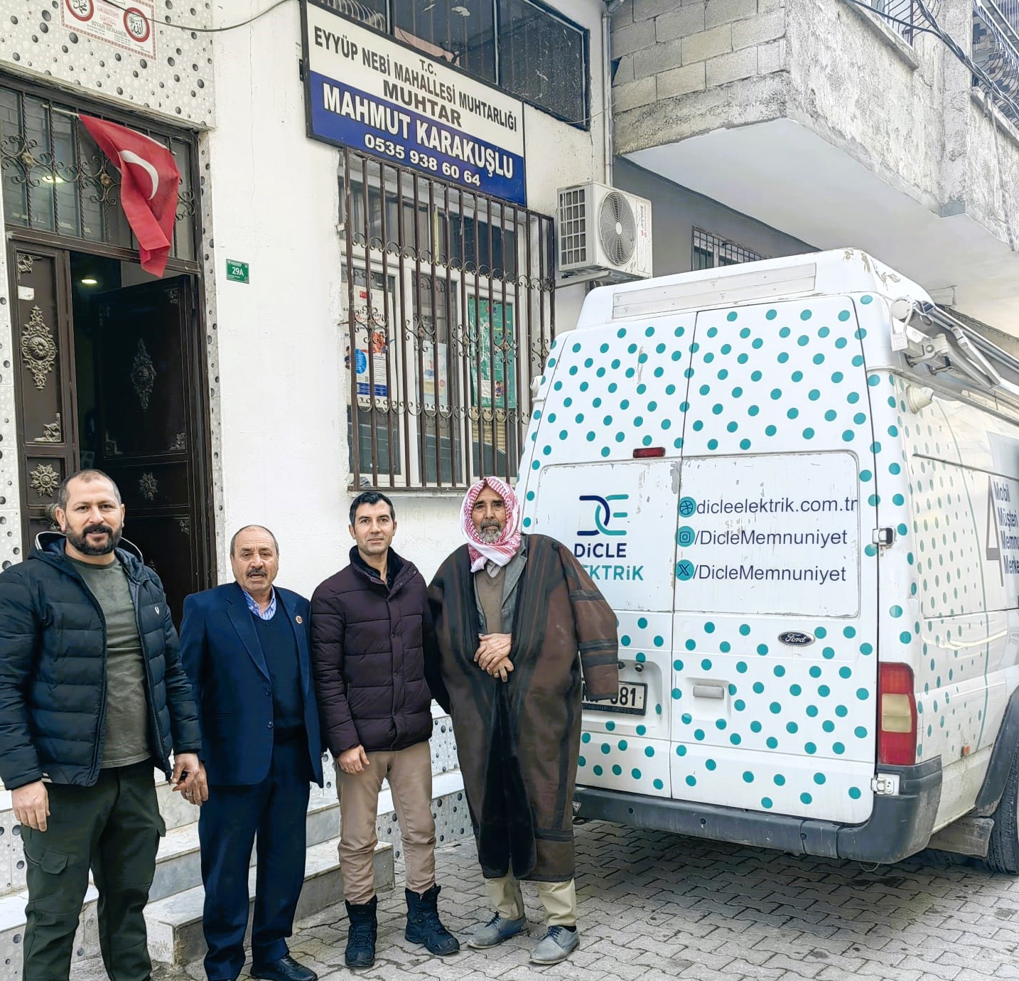 Dicle Elektrik’ten muhtarlara mobil hizmet

