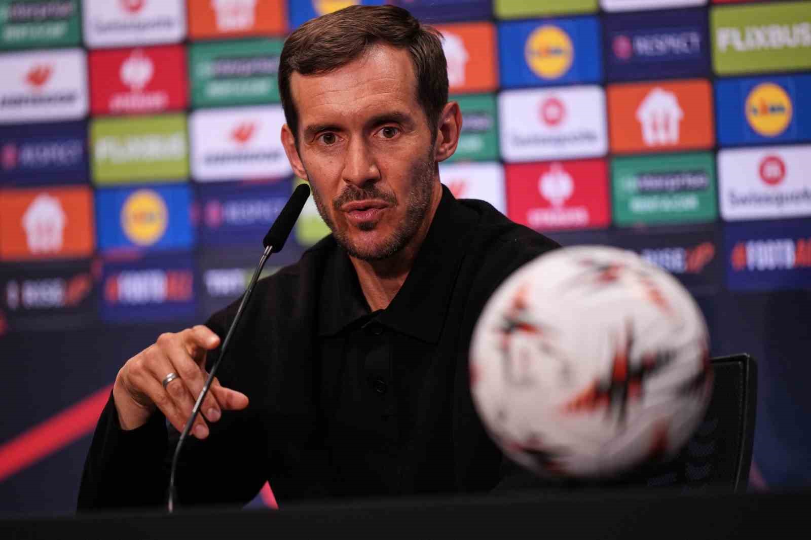 Julian Schuster: "Yarın bizim için büyük bir meydan okuma olacaktır"
