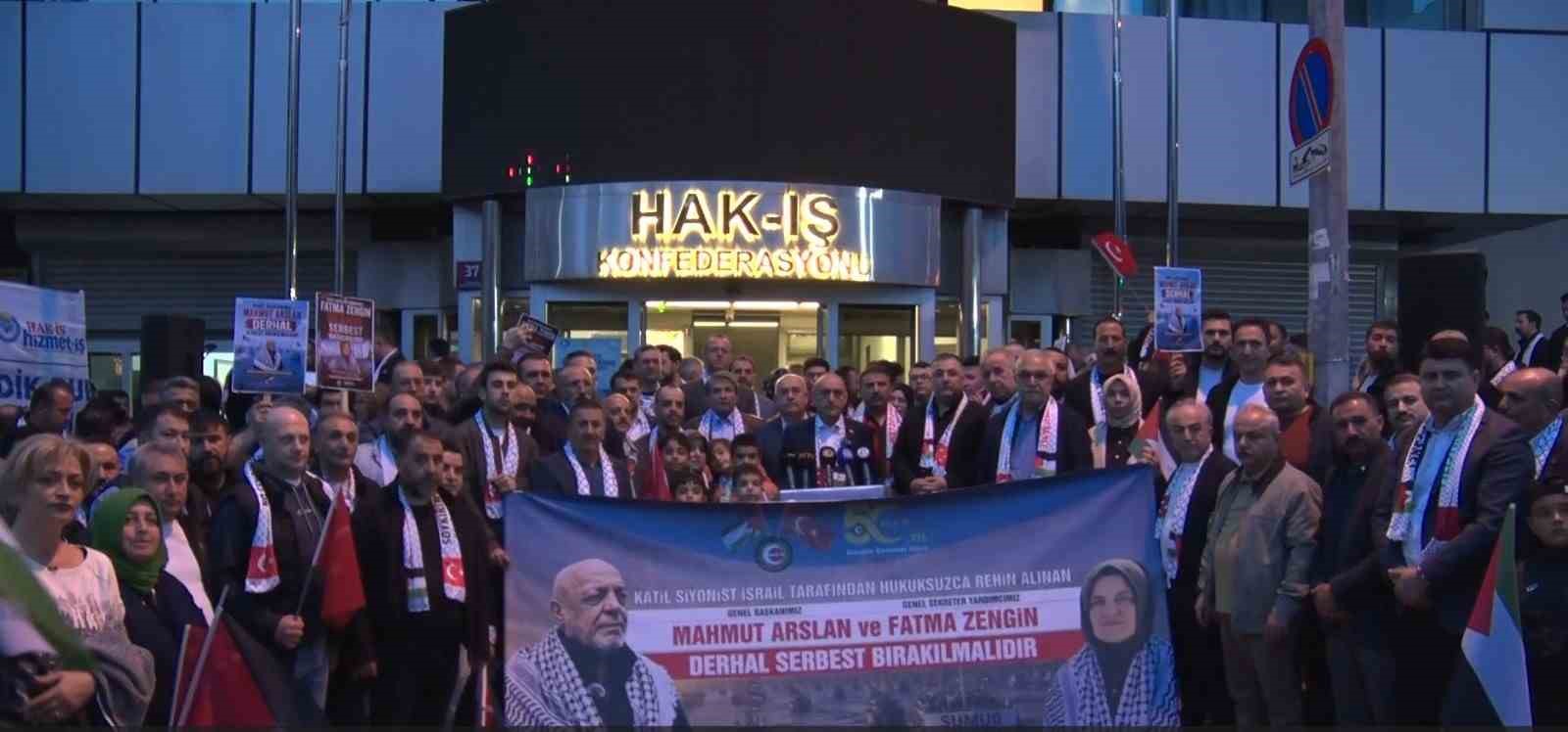 HAK-İŞ Genel Başkan Vekil Sert: "Siyonist işgalci İsrail’in gerçekleştirdiği bu saldırı uluslararası sularda gerçekleştirilen korsanlık faaliyetidir"
