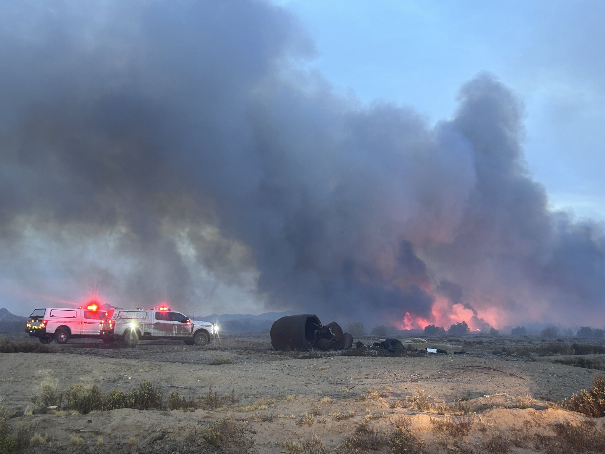 ABD’nin Arizona eyaletinde yangın; 2 bin 200 dönüm alan küle döndü