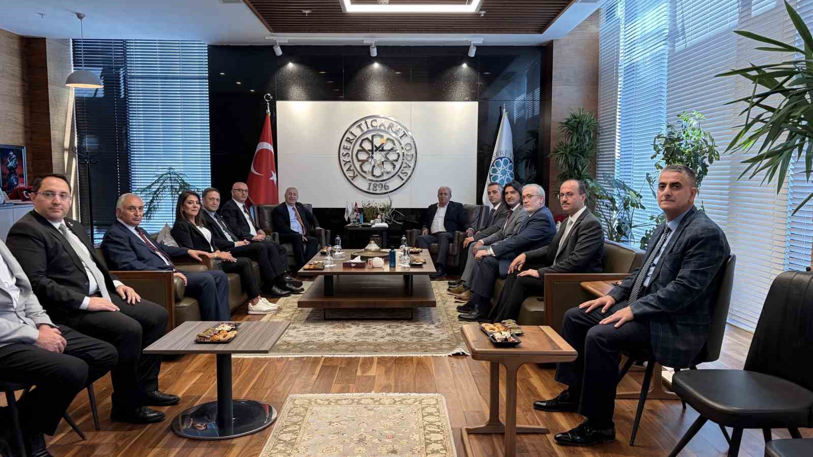 Ümit Özdağ’dan KAYSO ve KTO’ya ziyaret
