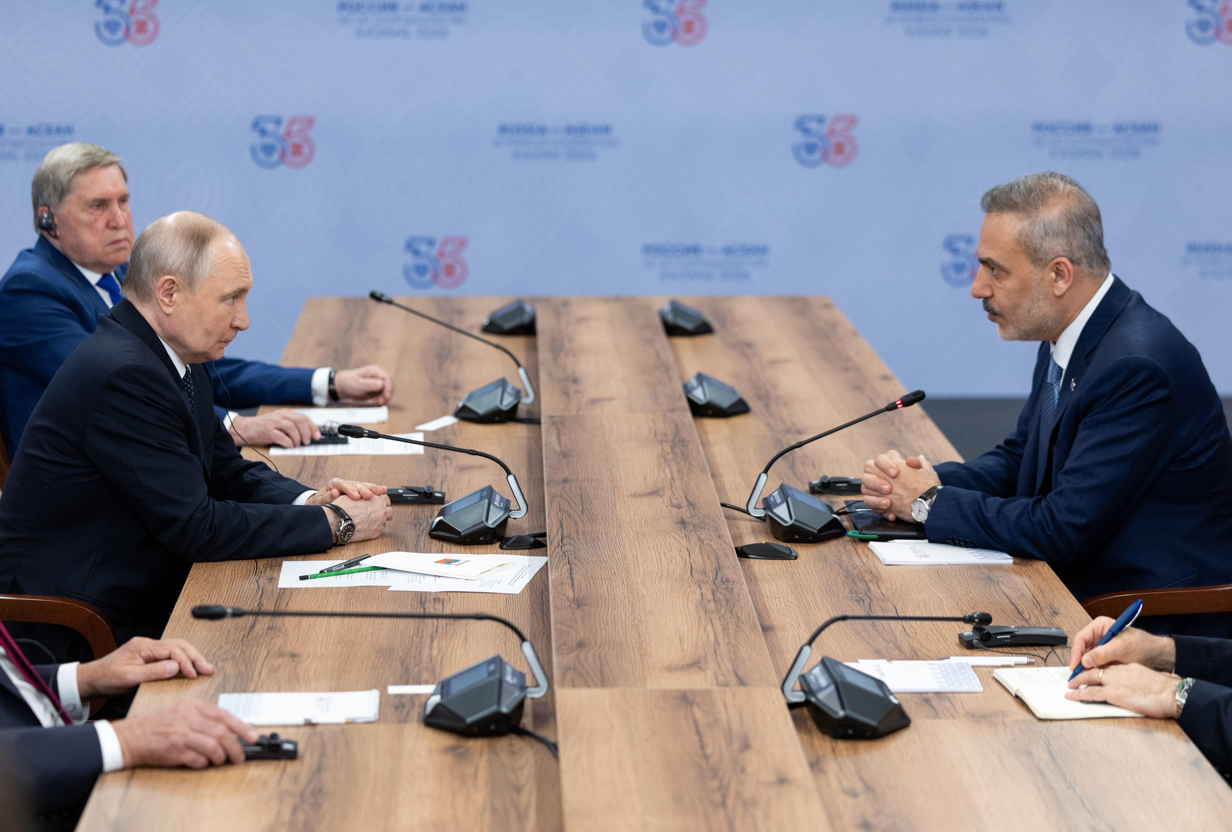 Dışişleri Bakanı Fidan, Rusya Devlet Başkanı Putin tarafından kabul edildi / Görüntü eklendi